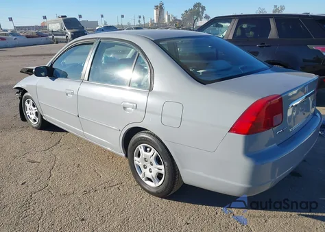 2002 Honda Civic Lx from USA, damaged, VIN JHMES16572S001855
